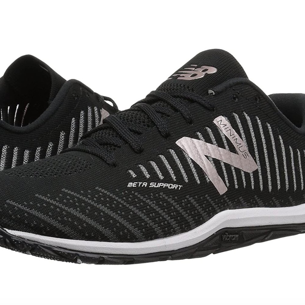 New Balance Black and Metallic Women's Sneakers